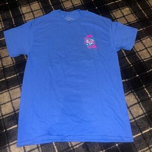 Anti Social Social Club blue tshirt with flowers